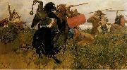 Viktor Vasnetsov Fight of Scythians and Slavs oil painting artist